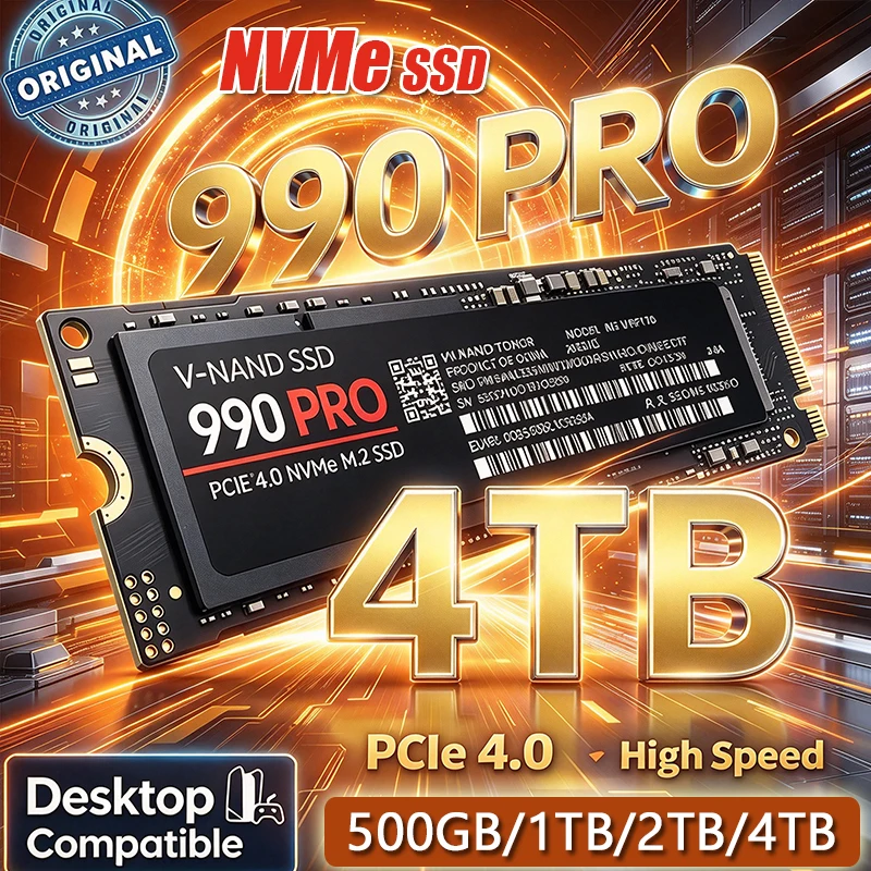 Ssd 500Gb - 2026 Oryginalny 990 PRO M.2 SSD