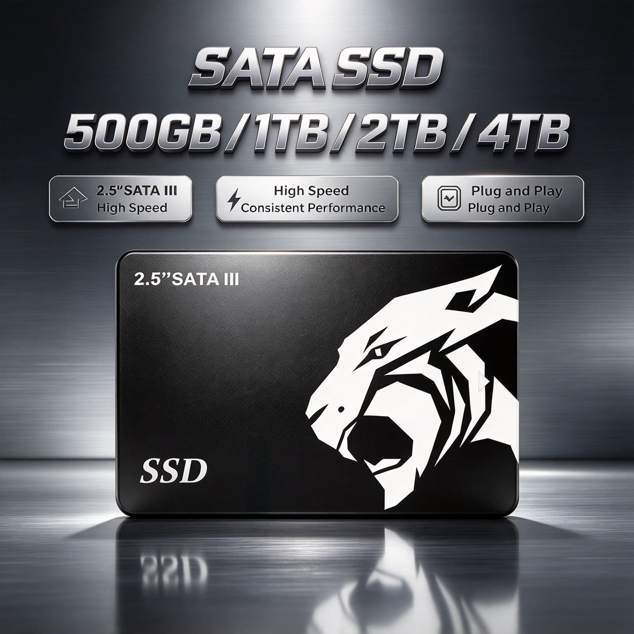 Ssd 500Gb - 2026 2,5-calowy dysk SSD SATA III
