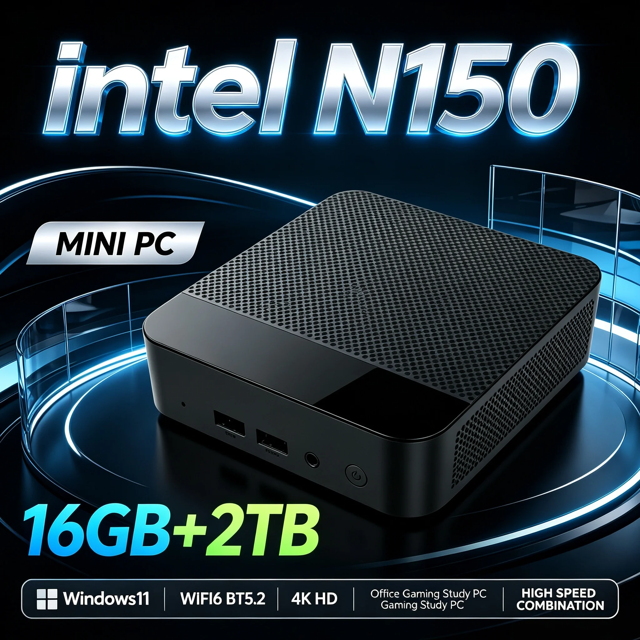 2026 Nowy Mini PC Intel N150 1 – Ssd 1Tb recenzja i cena