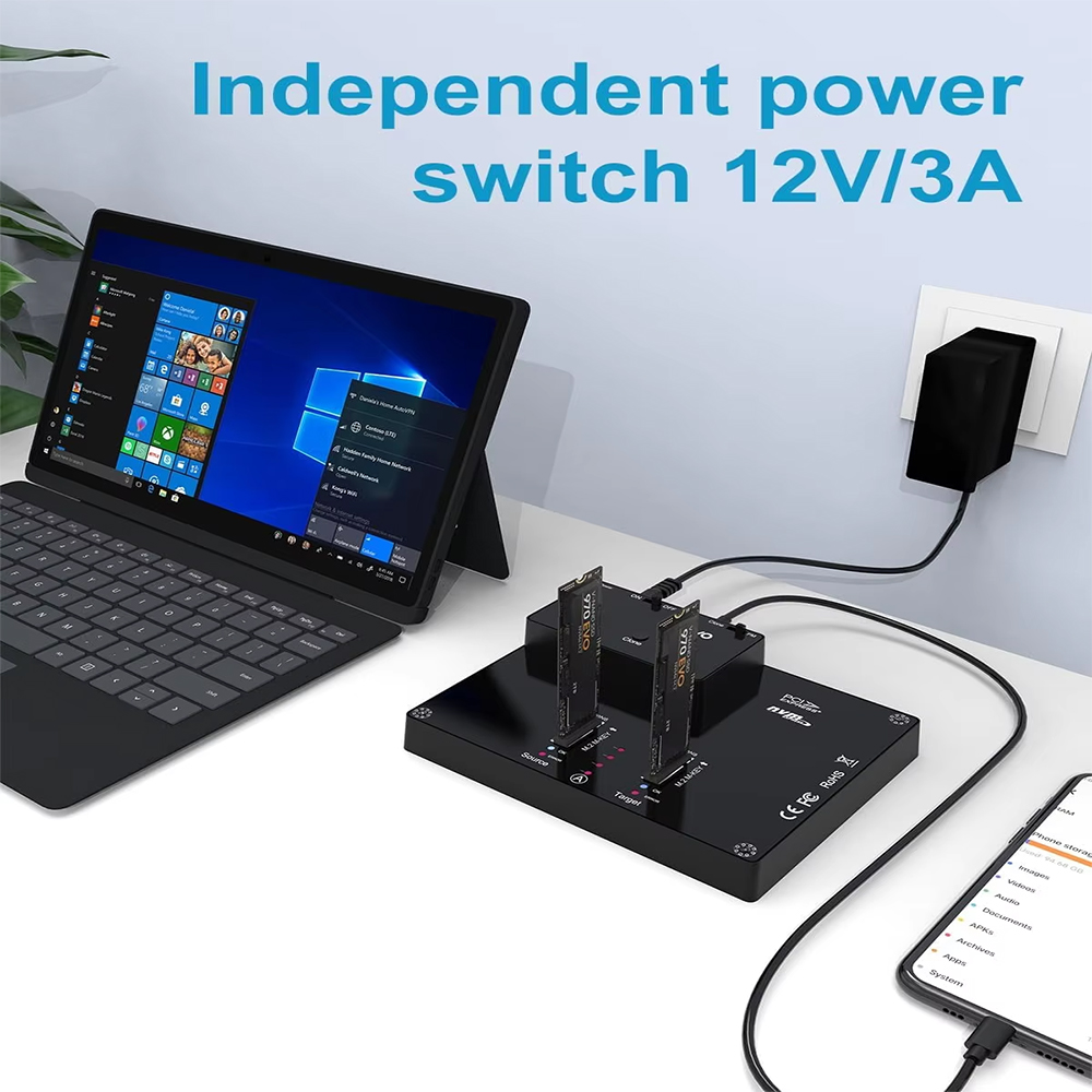 MAIWO 2-bayowa stacja dokująca – 8Tb M2 Nvme Ssd recenzja i cena
