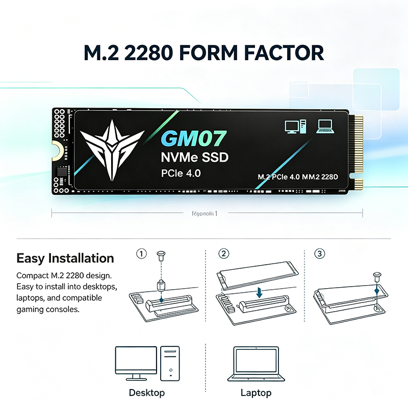 Nowy dysk twardy SSD GM07 M.2, – Ssd Hard Drive recenzja i cena