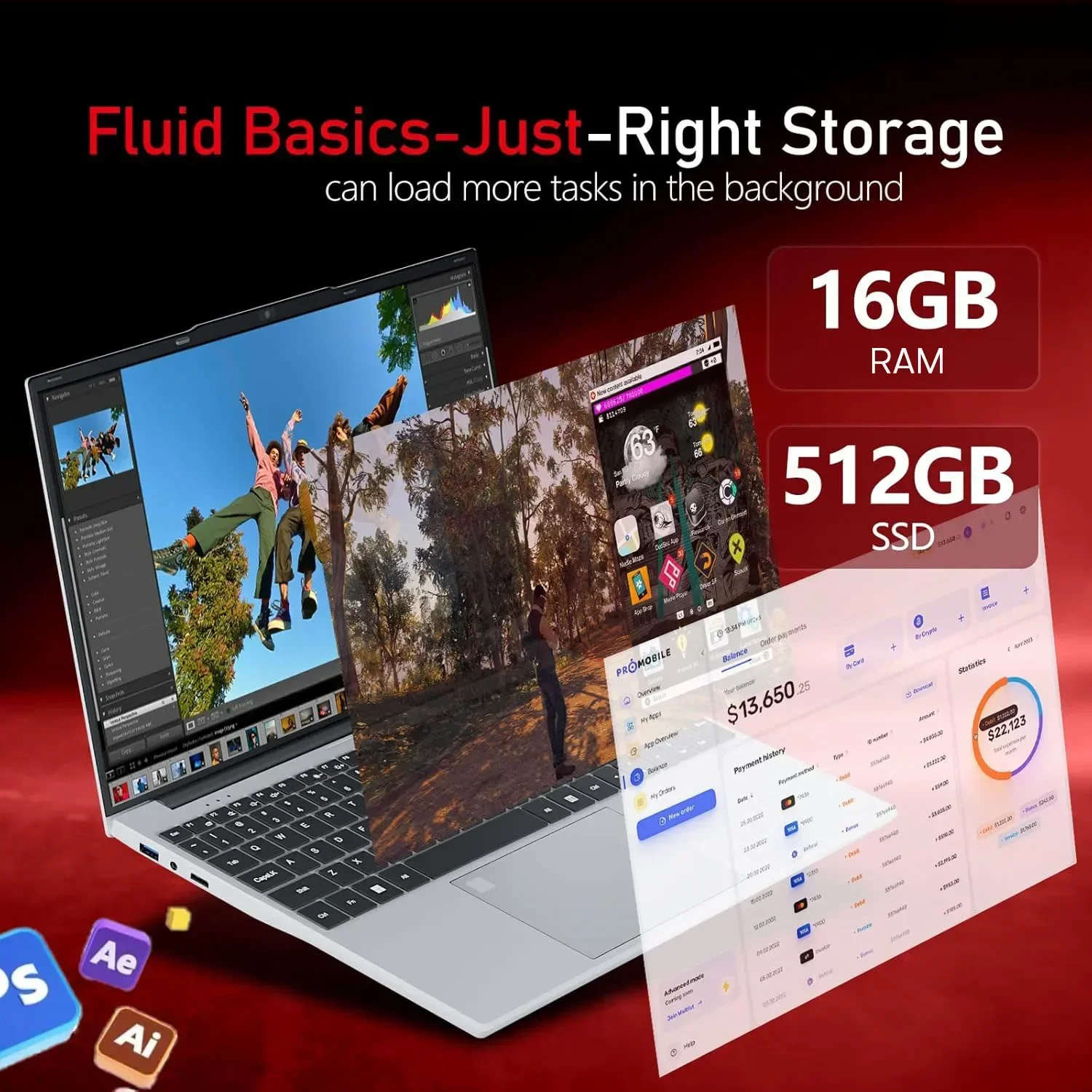 Nowy 15,6-calowy laptop do pra – Ssd 1Tb recenzja i cena
