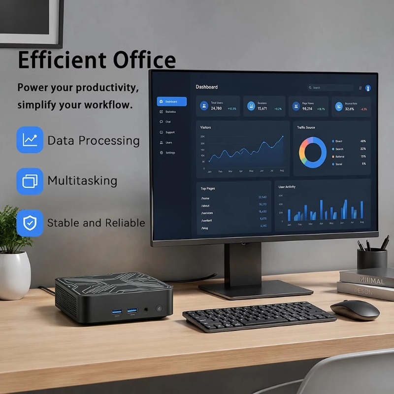 Nowy Mini PC Przenośny Intel C – Ssd 2Tb recenzja i cena