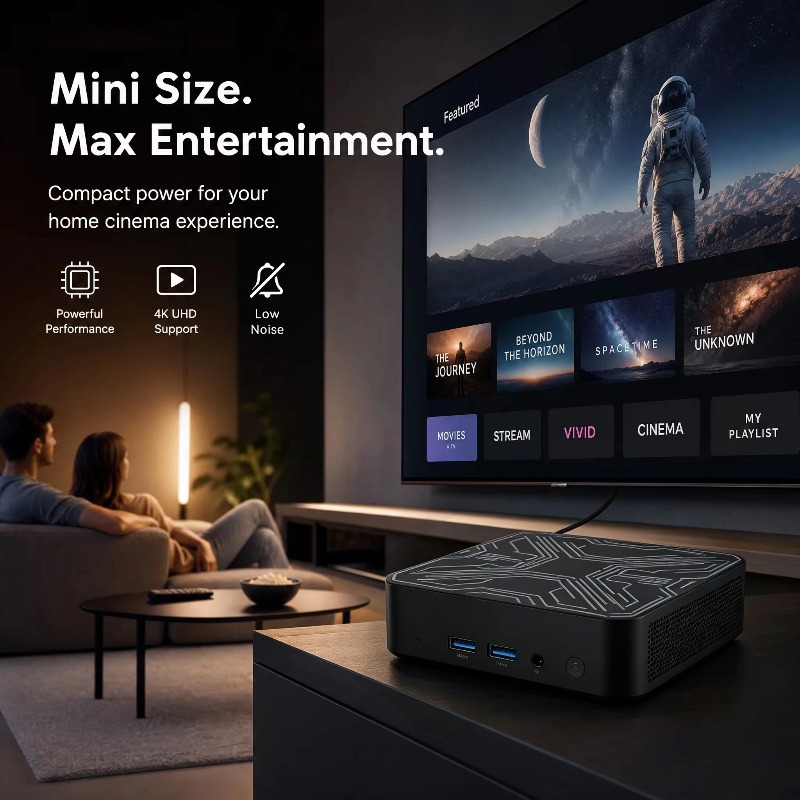 Nowy Mini PC Przenośny Intel C – Ssd 2Tb recenzja i cena